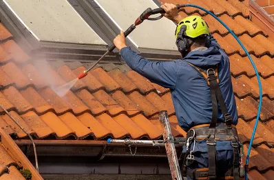Démoussage et hydrofuge de toiture à Saint-Aubin-Routot